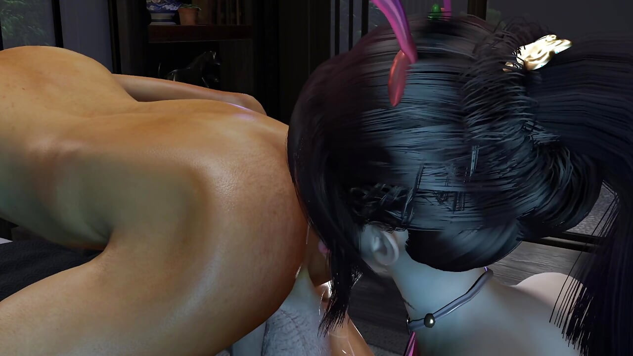 3 boyutlu büyük memeli sıska hatun çıplak mükemmel göğüslerini çok sert sikiyor