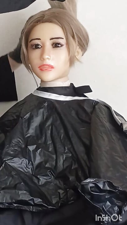 Azijska tpe seks lutka za sve namjene modeliranje frizerskog ogrtača gola