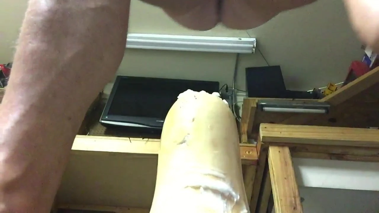 Homemade butt plug butternut squash