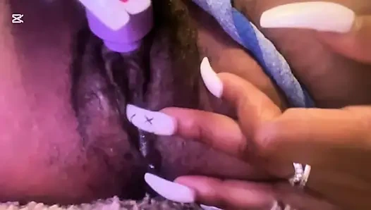 A lesbian masturbating for her stepbrother