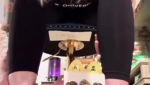 Snack-sized 67 Giantess Vs. Tiny Meal