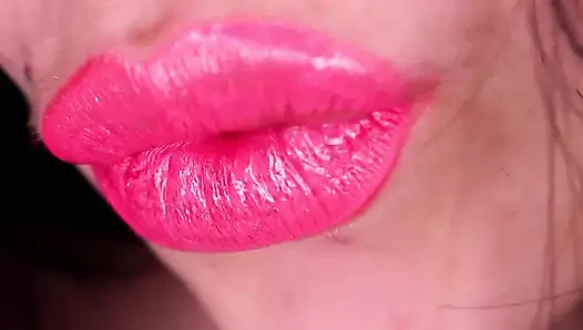 Lipnosis mengkilap merah muda mengkilap JOI
