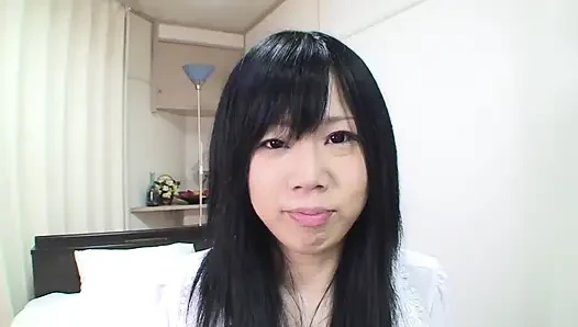 Hard cock for her sensitive Japanese pussy