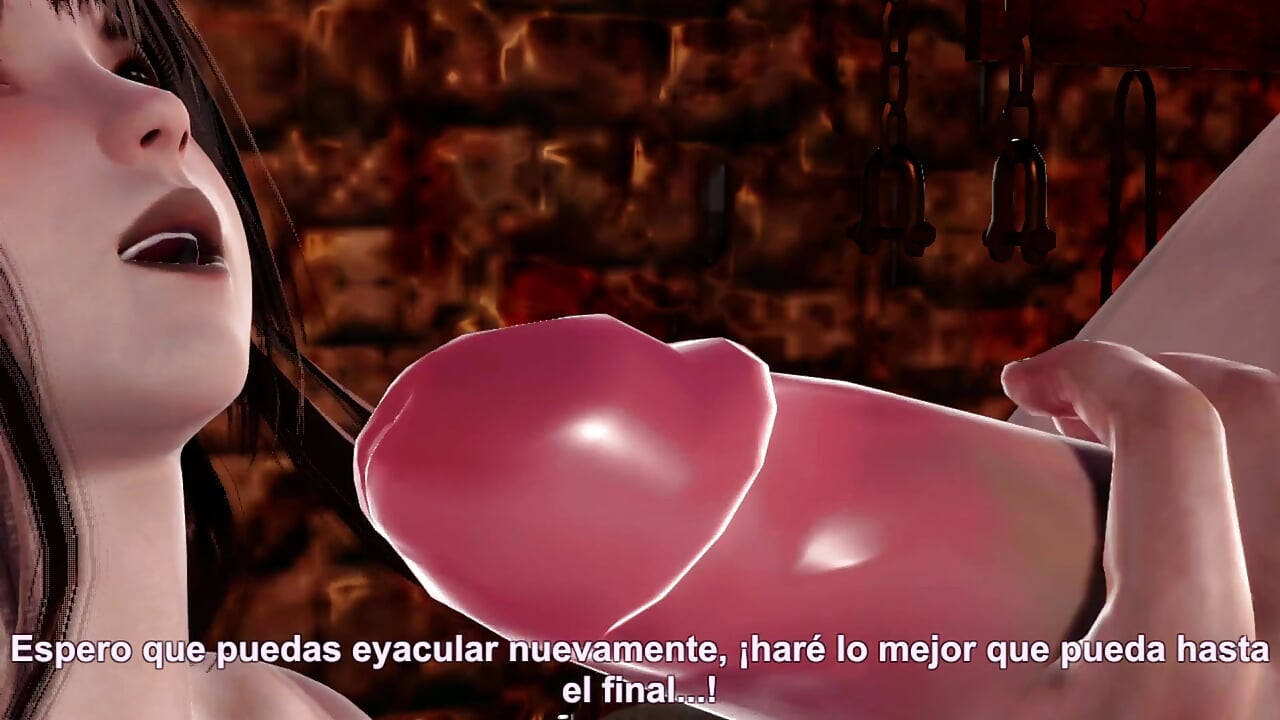 3D 動畫 - 擁有巨大陰莖的女孩被她的兩個情婦BDSM 角色 +18 無盡 3D