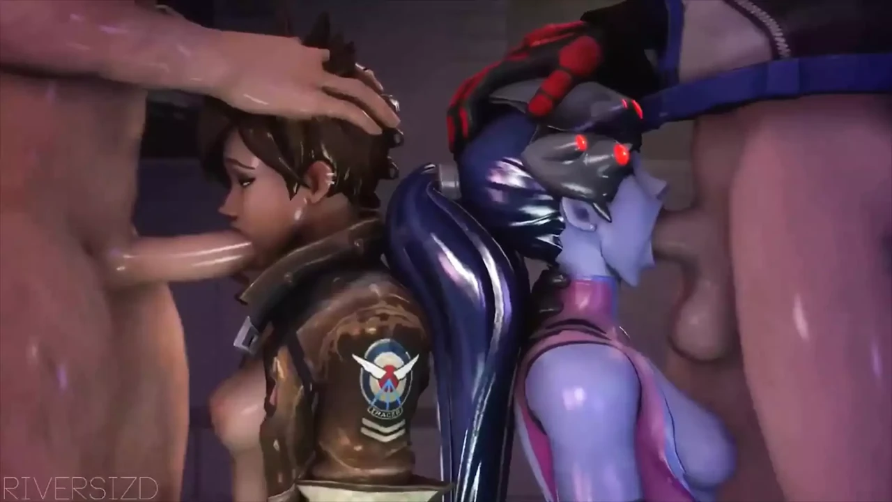 Widowmaker ANd Tracer Both Getting Face Fucked Hard