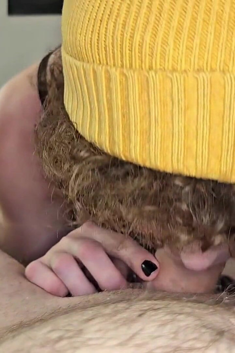 Trans Slut Deepthroats Big Dick and Swallows Cum