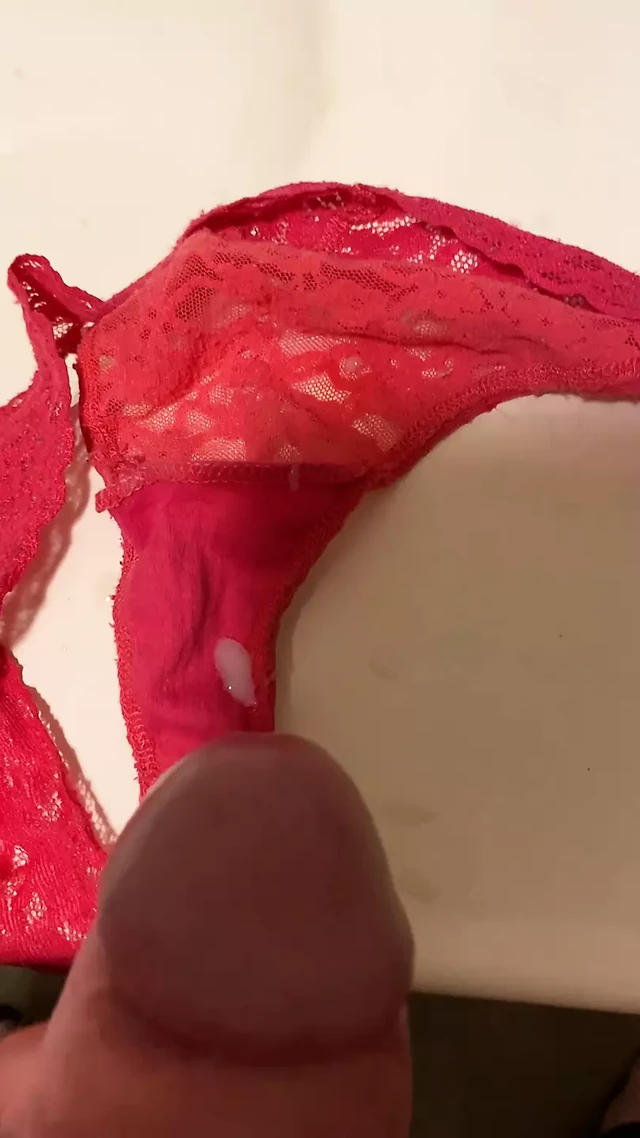 Cum on panties