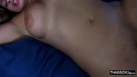 Mature MILF's Ass Stretched Wide with Dripping Cream Pie