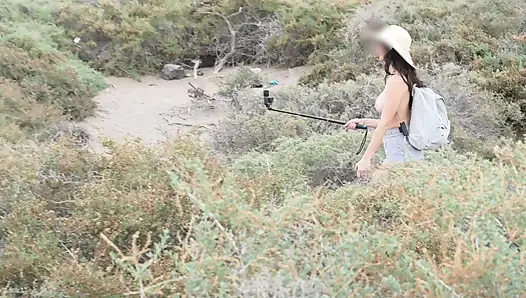 I MEASURE NUDIST COCKS, the BIGGEST one wins! I find a GIANT one and fuck it