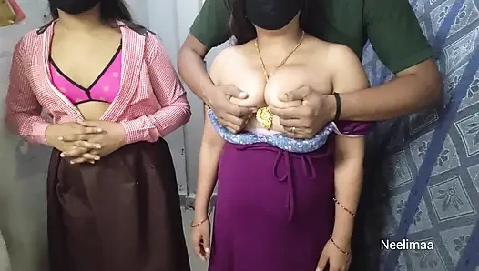 Hintli desi neelimaa yenge ve en iyi arkadaşının üçlü seks videosu.