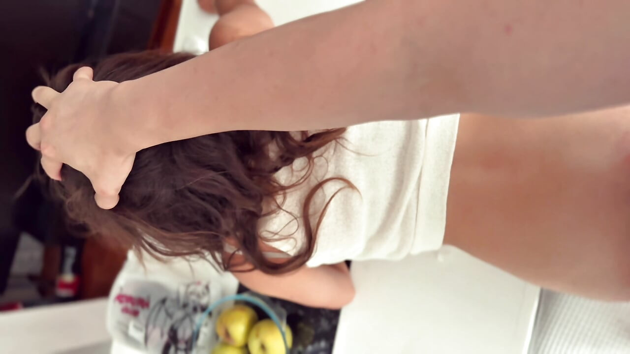 Intense Deepthroat Gagging Blowjob on the Sofa Part 3