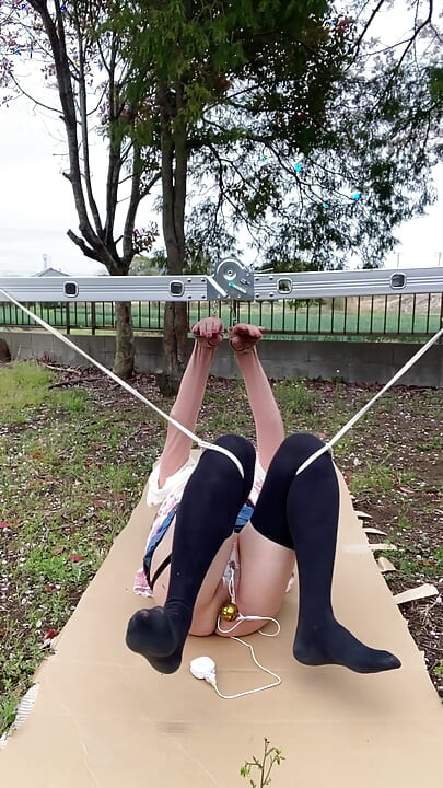 No183 Hanging training with a ladder