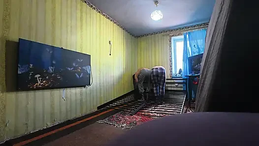 Behind the scenes, uncut. We're building a new sex bed