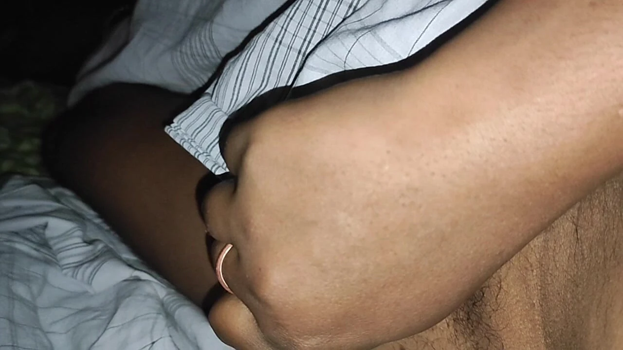 Morning handjob