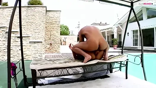 Hot girl moans as tight ass is filled by a massive cock