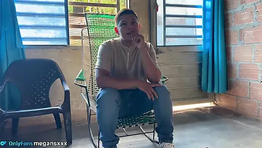 She talks to her husband on the phone and I put my dick in her