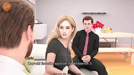 Eine perfekte ehe # 8 Chris und Anne chatten im bett.