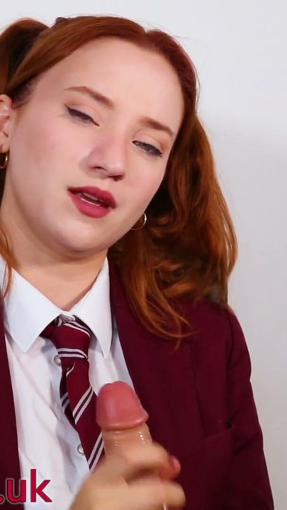 Schoolgirl Victoria Greene Tells You How To Wank Your Cock | Clip 2