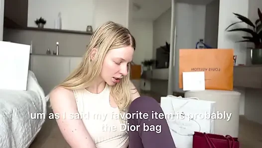 Findom Luxury Shopping Haul 12k $ Heavy Drain