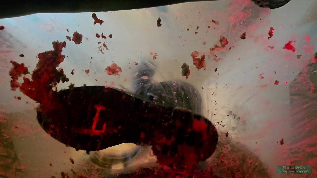 Monika Schmidt Food Crushing Spitting Bootworship Verbal Humiliation