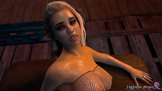 Gaping Anal Creampie Dripping Cum Hot Nympho Elf Gets Her Tight Ass Destroyed