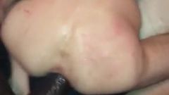 Cum hungry  skinny BB junkie fucked by big BBC toxic dick