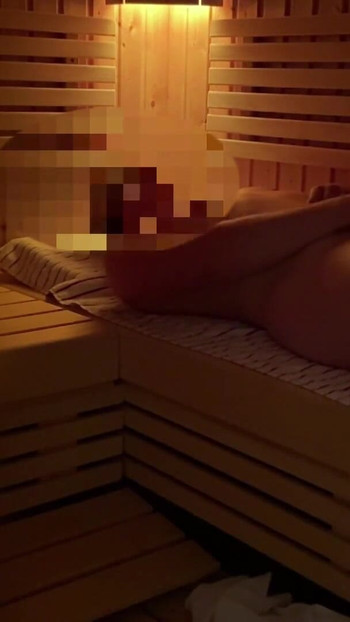 Emotional moment from "Public sauna flashing stangers, huge cumshot"