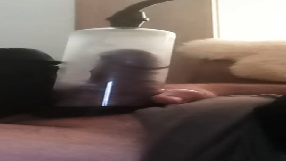 Pumping my big brown dick into a puffy big brown dick.