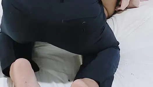 Asked to fulfill his stepsister's desires while alone in the room
