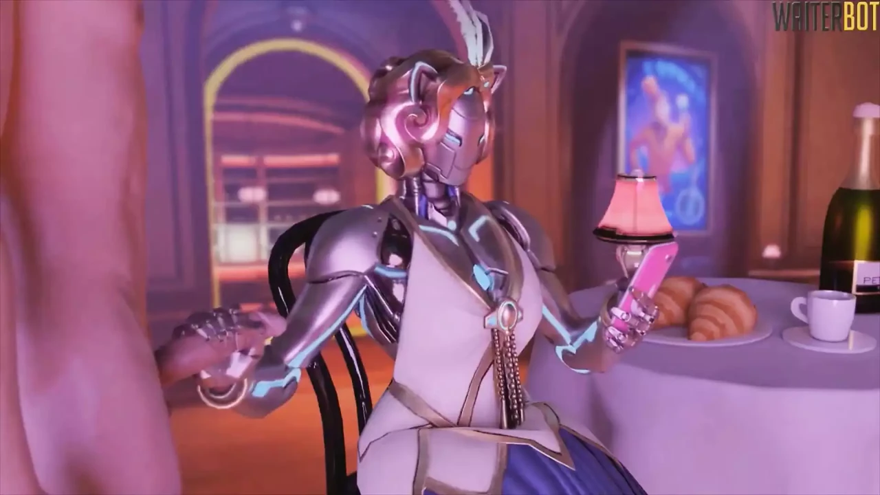 Waiter-Bot Handjob