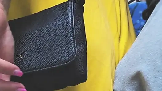 Girl Caught In Public Bus While She Stroking Stranger's Cock Until Ejaculation