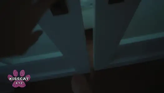 Step Mom Catches Step Dad Cumming Inside Step Daughter Amber Kawaii and Fucks Hard in Shared Bed