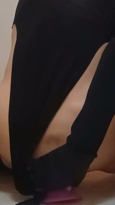 Sissy-Kuroko LongDress Anal Dildo | Clip 2