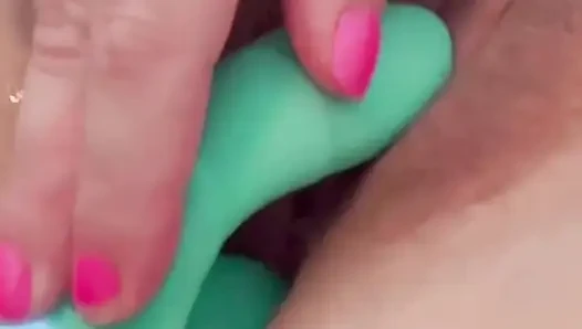 Kendi kendini itme dildo kullandım