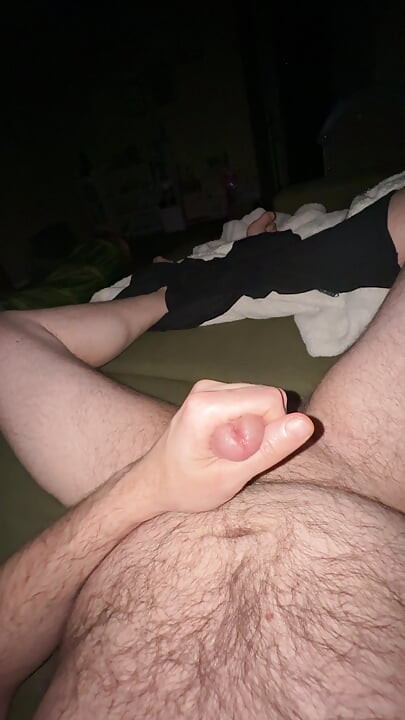 Jerking with precum