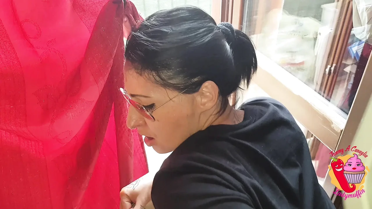 Lady Muffin Licks All Tommy's Cum