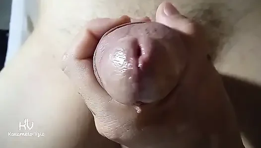 Pov dan crot di kontol suamiku