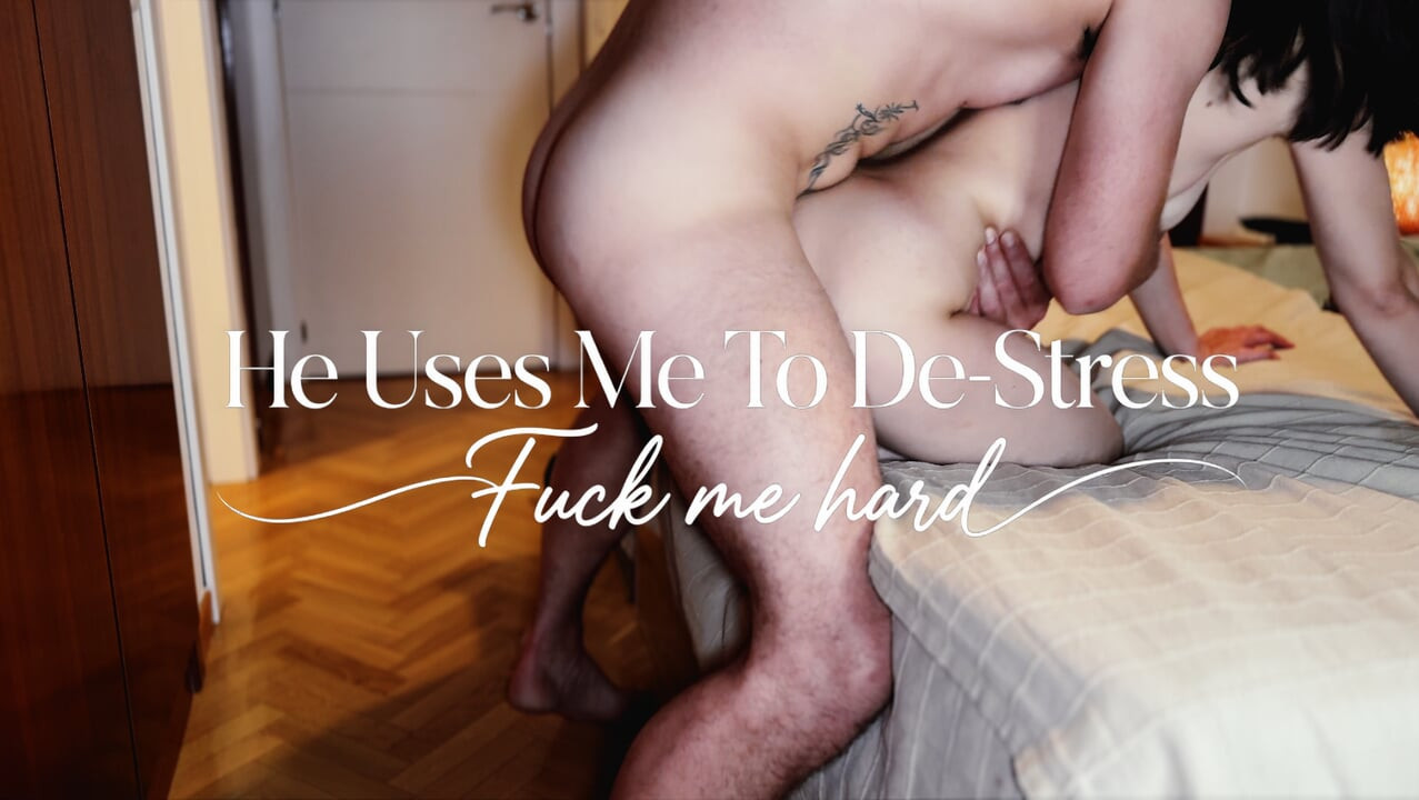 Stressed Husband Fucks Me Hard From Behind and Cums Inside