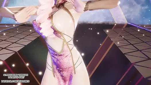 MMD MINNIE - Cherry Sky - Seraphine Sexy Kpop Dance League of Legends Hentai Uncensored 4K 60FPS