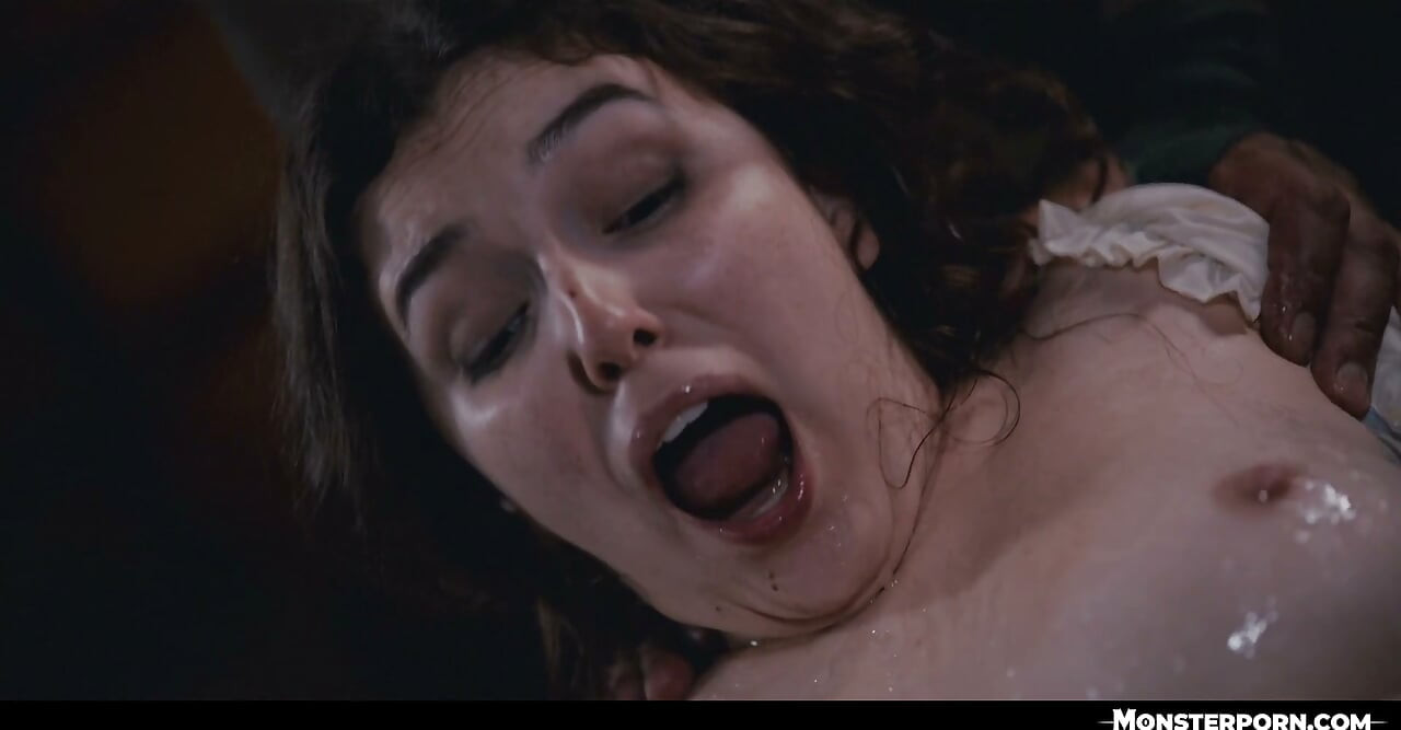 Leana Lovings Brunette Threesome Cosplay Sex