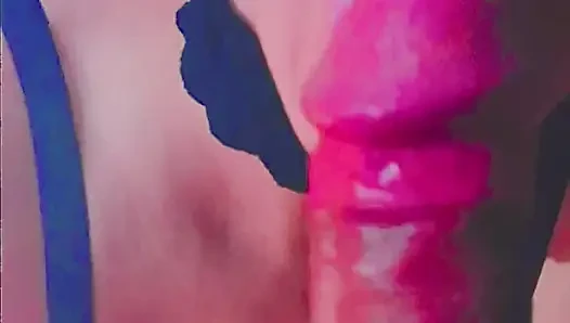 A Nighthore with 2 Phat Lips and thick Cum Stringers