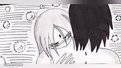 I want to make love to you and touch your sweet boobs - Comic Sasusaku