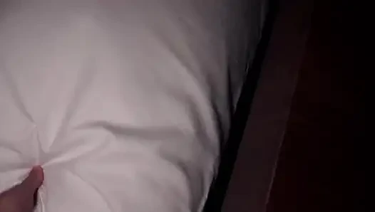 Stepson and Stepmom in a Hotel Room After a Delayed Flight