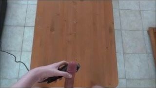 Huge hands free cumshot 4 (slow-motion)