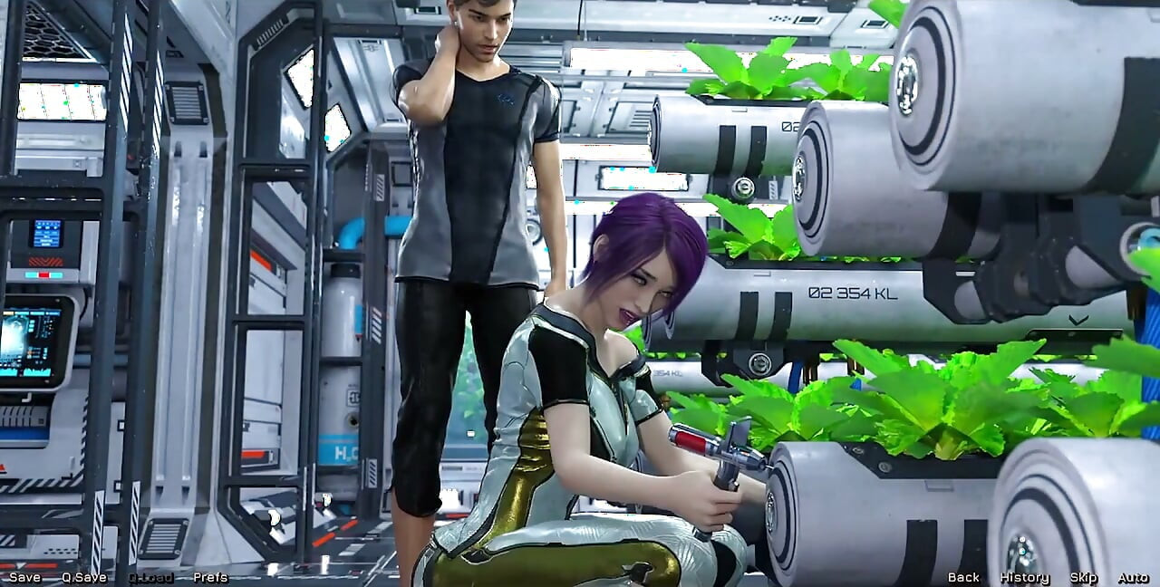 Stranded in Space - Meeting a Shy Emo Girl