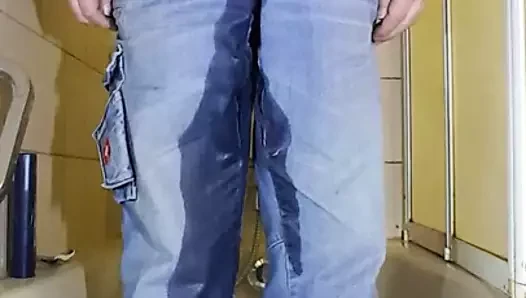 wetting jeans