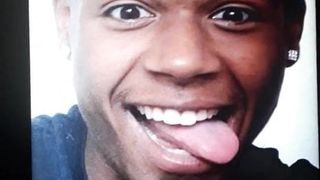 Cum tribute for a handsome black gay