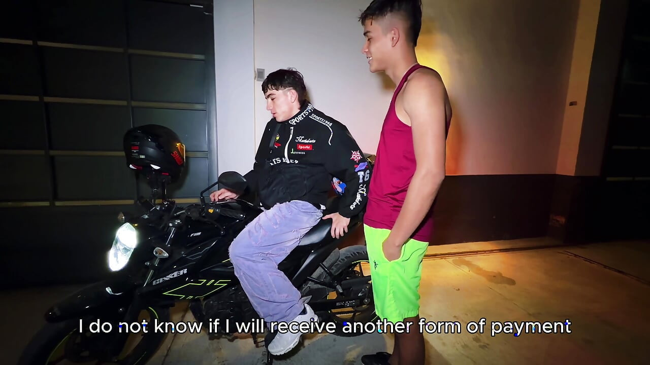 The Driver Took Me Home and Since I Had No Money... I Offered Him My Twink Ass For The First Time