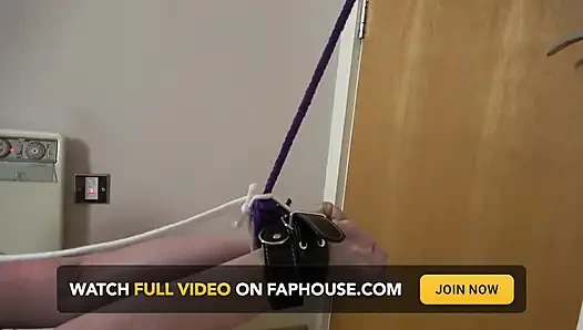 Ivy Dominated by Latina: Suffering in Frogtied Stroppado and Harness Ballgag Sensation! (fullhd)