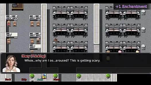 Ofisteki evli kadın bölüm 3: Stacy iş yerinde duşta kendisiyle oynadı